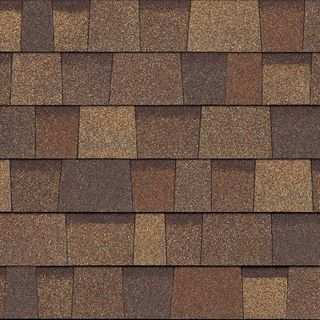 Asphalt shingle swatch in Desert Rose