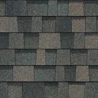 Asphalt shingle swatch in Peppercorn