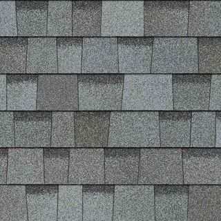 Asphalt shingle swatch in Quarry Gray